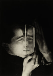 "Albert Braun with Mirror" c. 1928 Print date: 1985