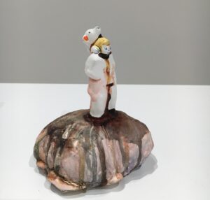 "Traveler (boy with pig)" 2015