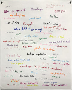 "Untitled (Believe in Yourself)" 2025